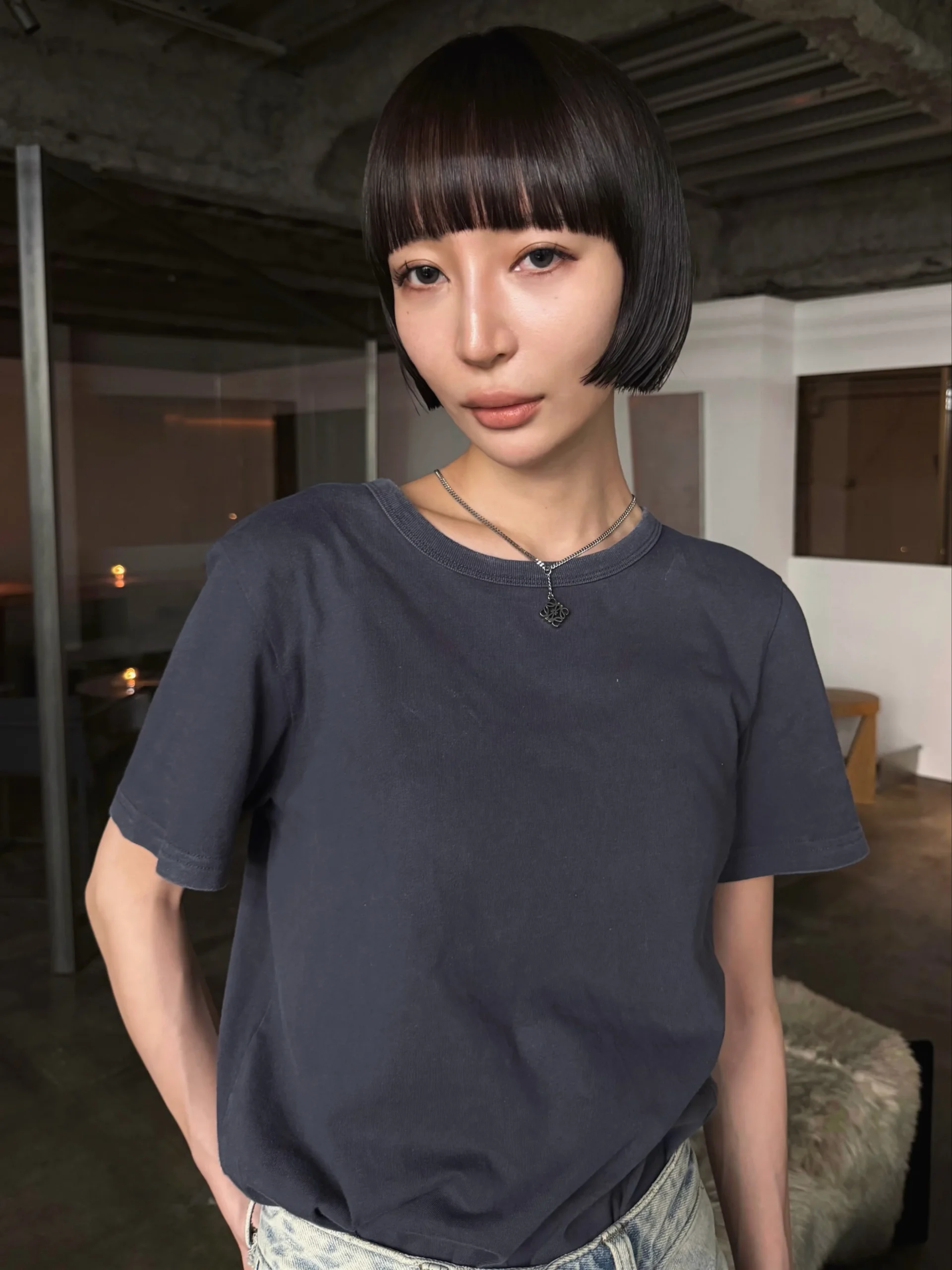 Blunt Bangs Bob