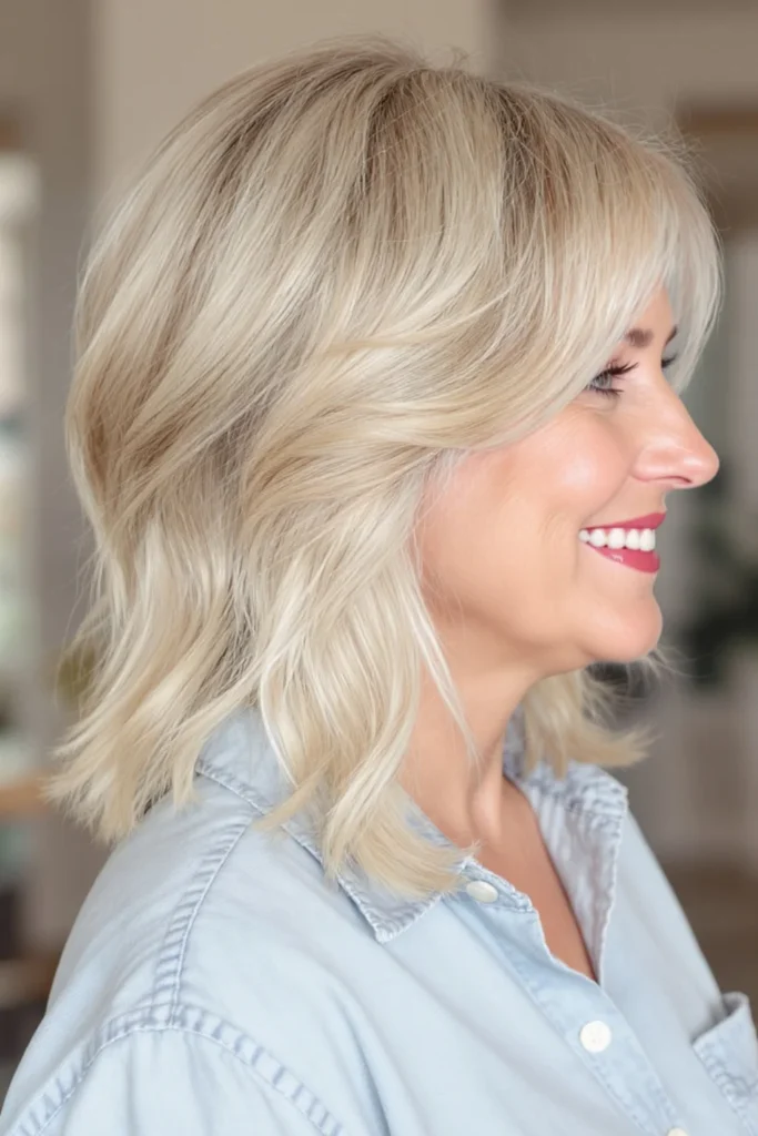 Layered Blonde Haircut