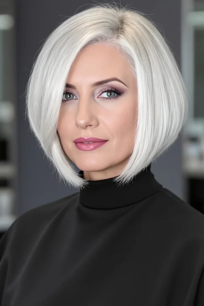 Platinum Blonde Bob
