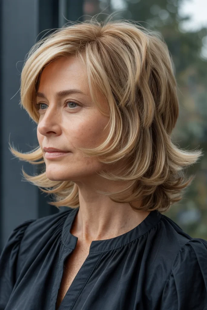 Blonde Shag Haircut