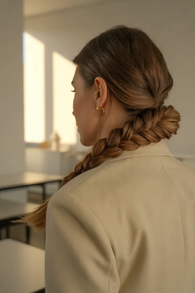 Braided Low Bun