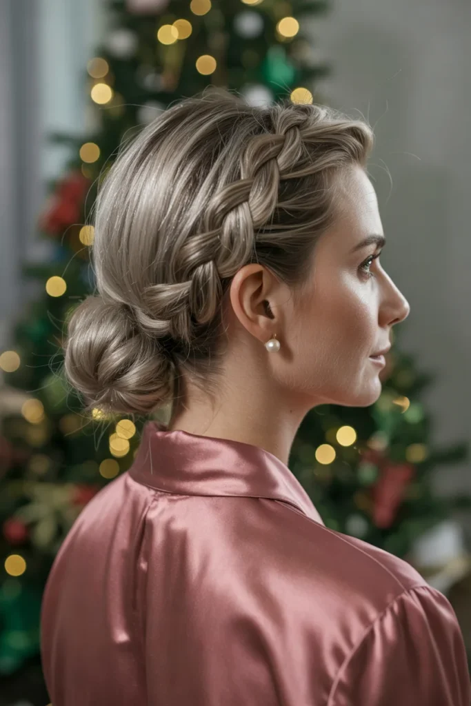 Braided Low Bun