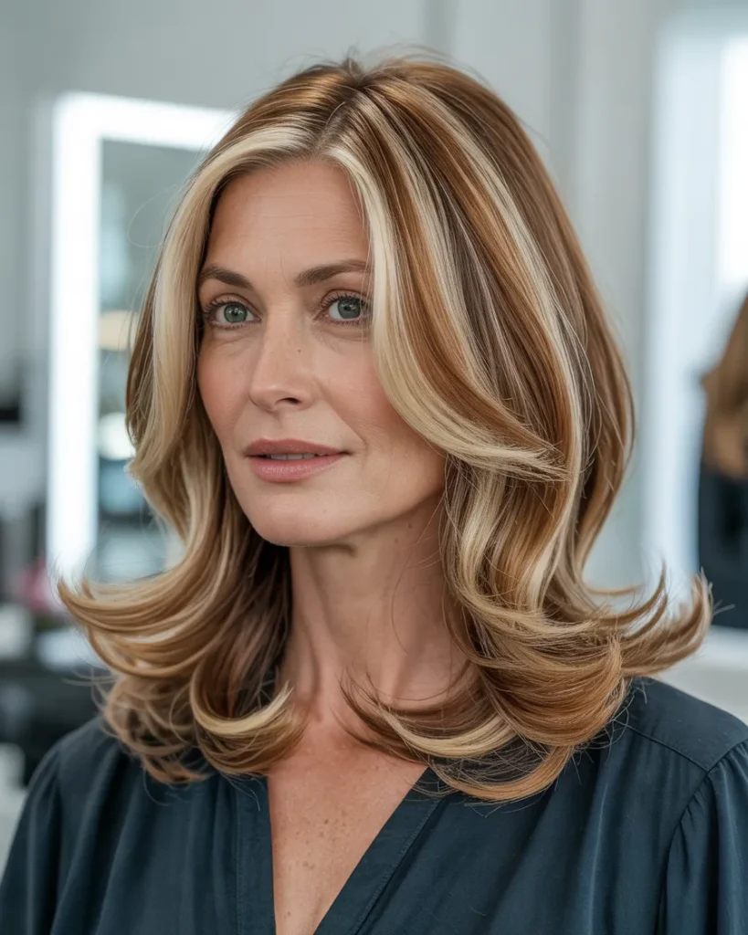 Caramel Blonde Highlights
