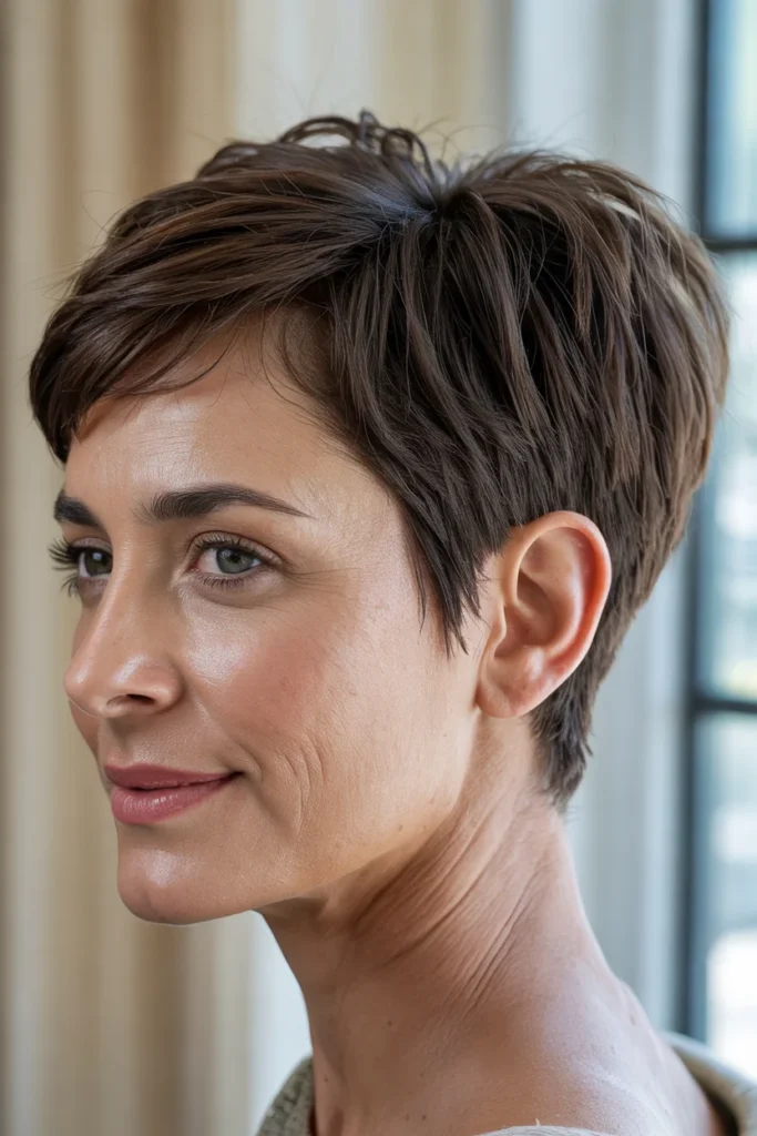 Classic Cropped Pixie Cut