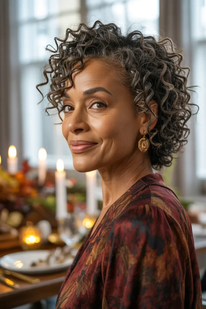 Elegant Wash-and-Go Curls