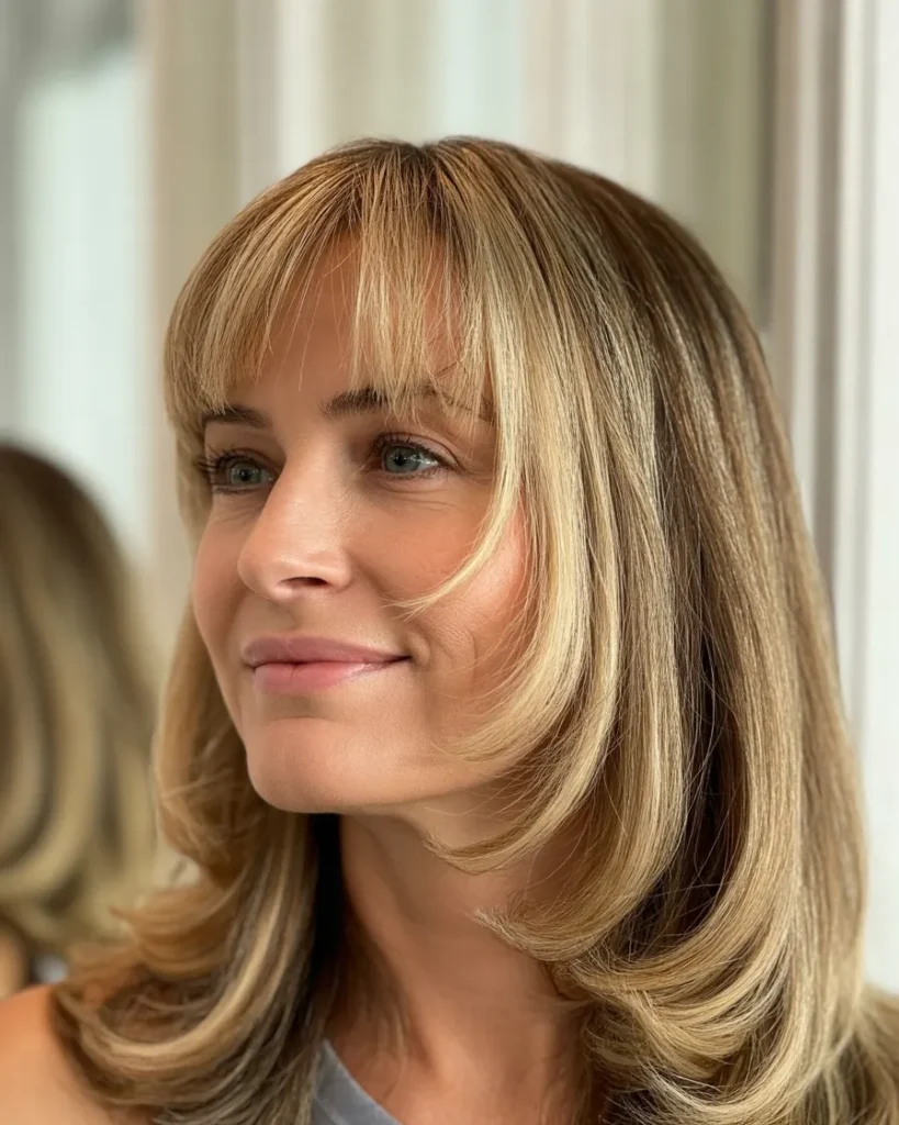 Face-Framing Blonde Highlights