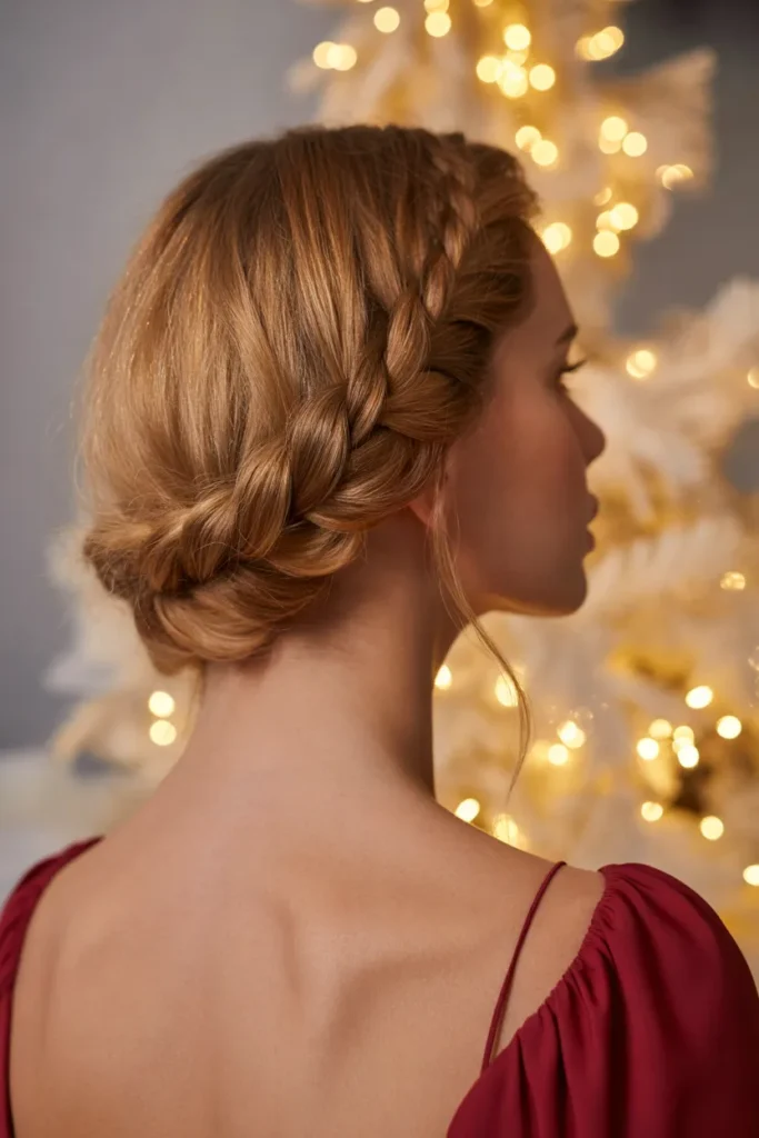 French Braid Updo