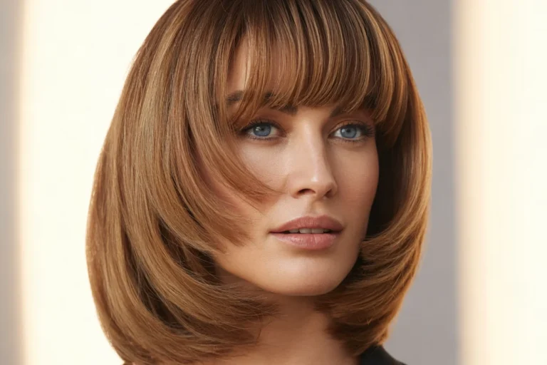 21 Beautiful Haircuts With Bangs for Women Over 40