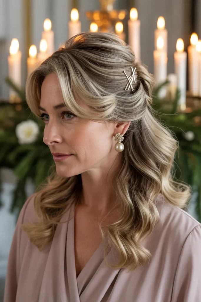 Half-Up Twist With Loose Waves