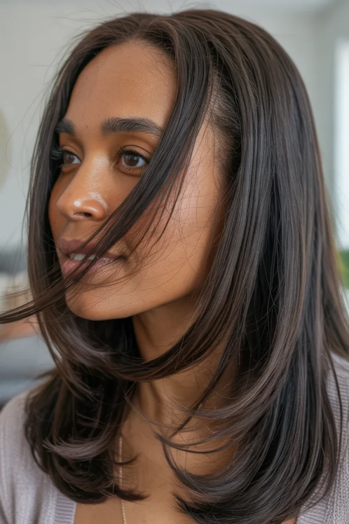 Layered Straight Hairstyle