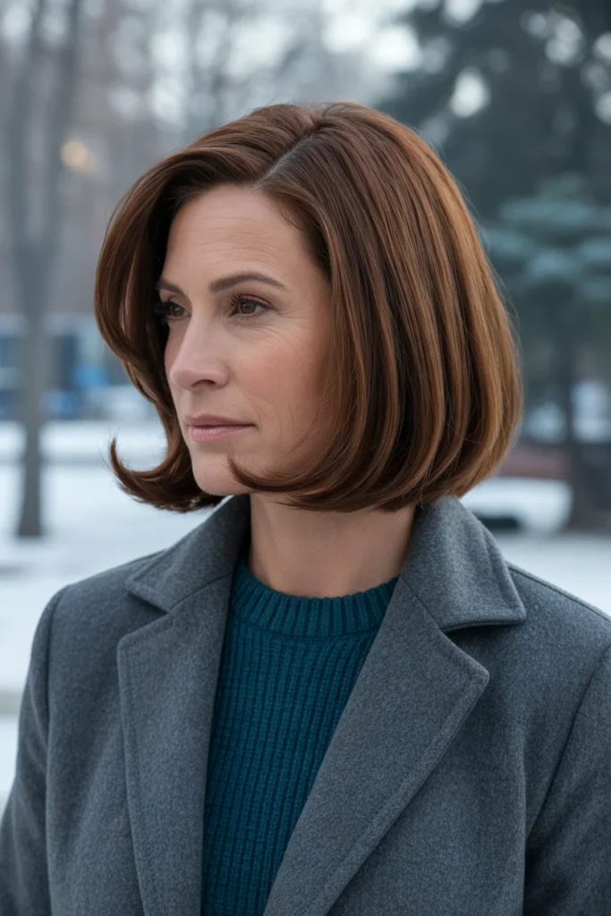 Long Bob With Flipped Ends
