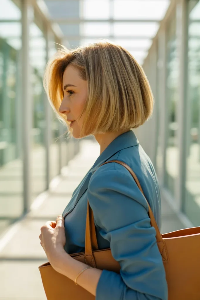 Long Bob With Side Part