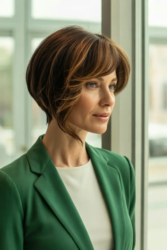 Long Pixie With Side Bangs