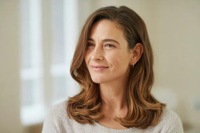 24 Medium-Length Hairstyles for Women Over 40