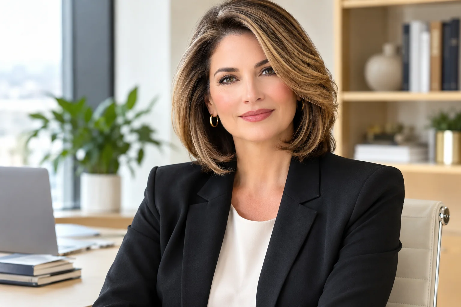 25 Professional Hairstyles for Women Over 40 for Work