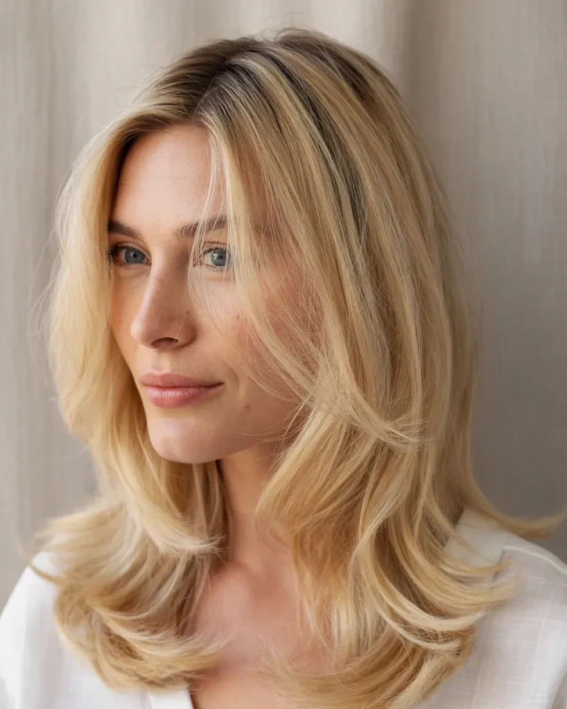 Rooted Blonde Hair