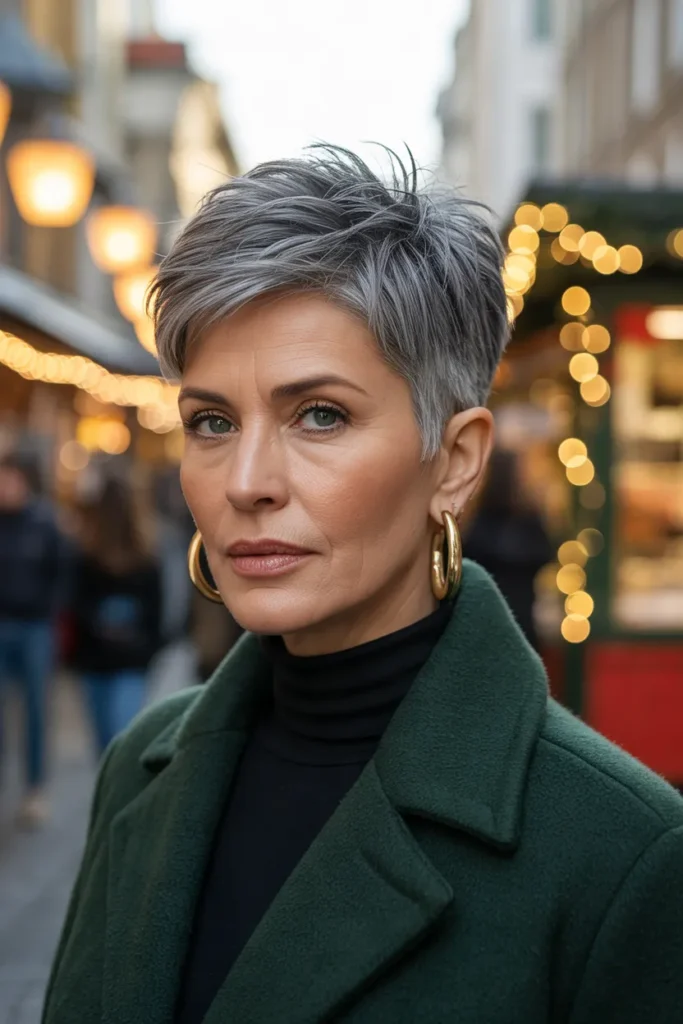 Short Pixie With Textured Volume