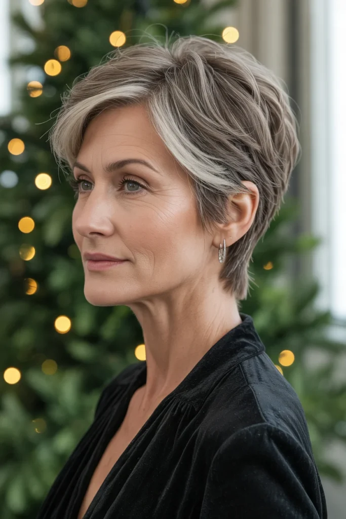 Short Pixie With Textured Volume