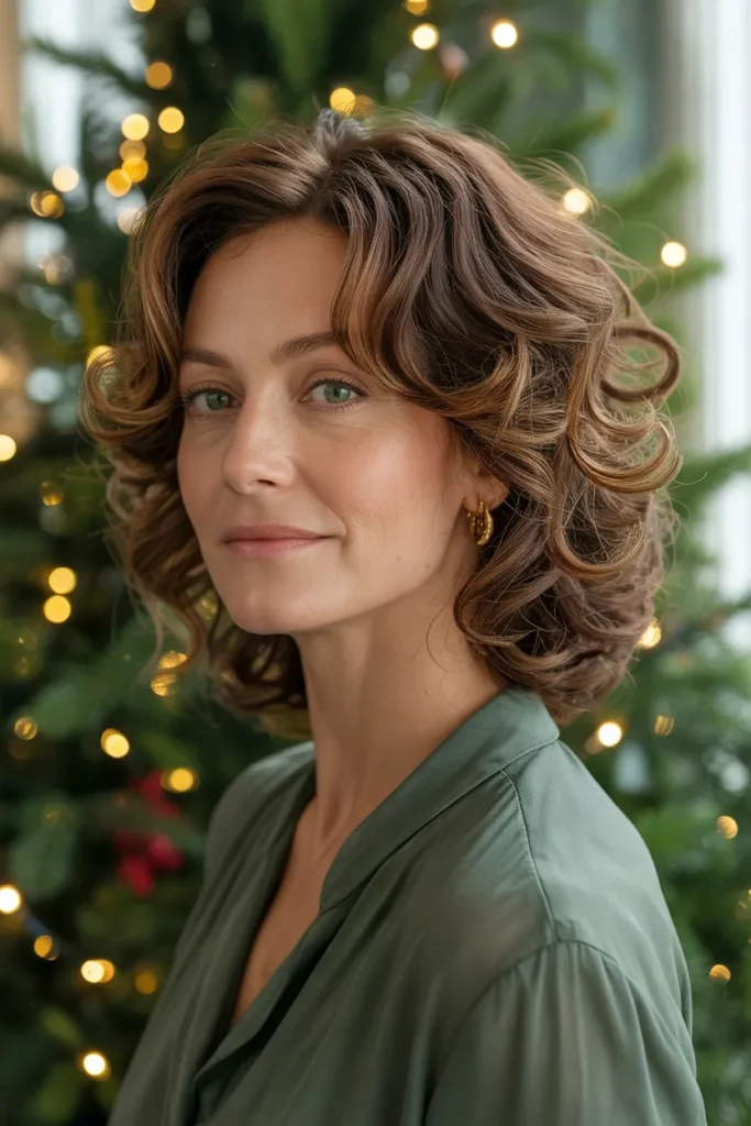 Shoulder-Length Soft Curls