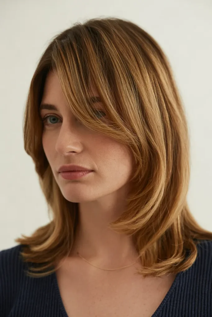 Side-Swept Bangs
