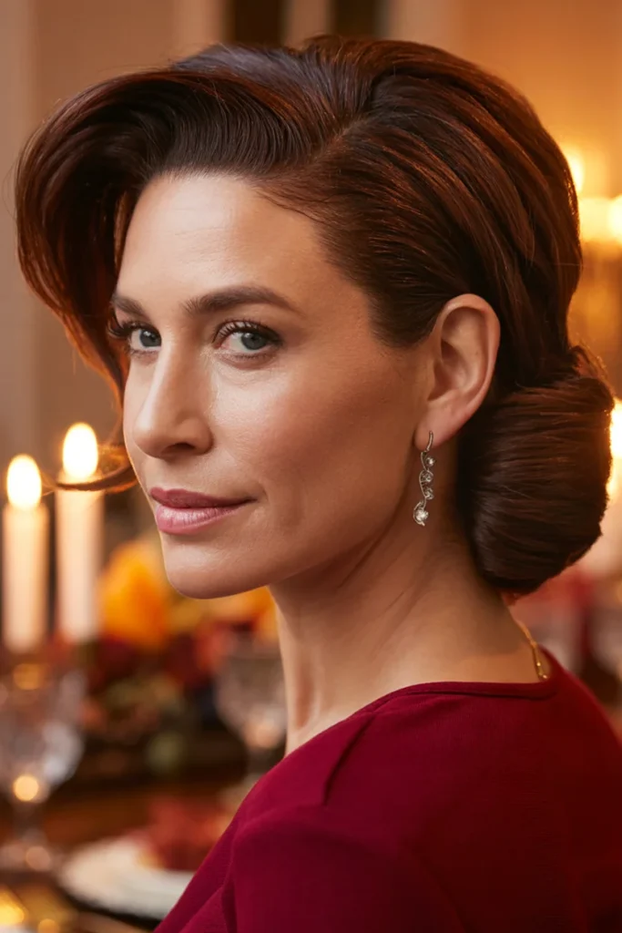 Side-Swept Updo