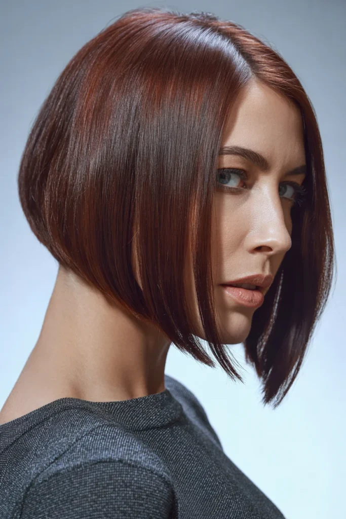 Sleek Angled Bob