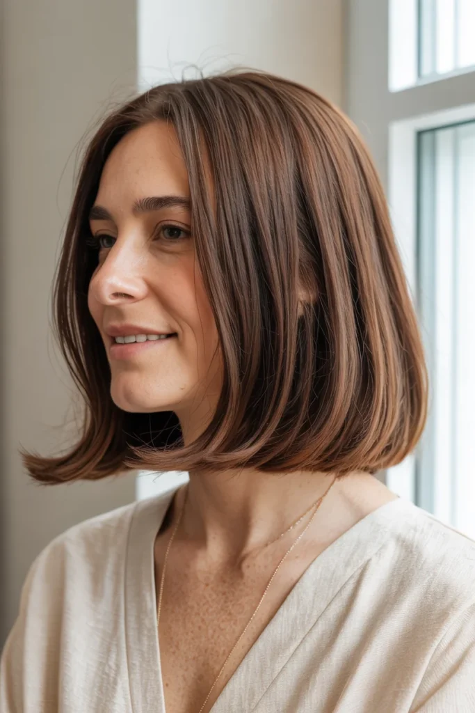 Sleek Collarbone Cut