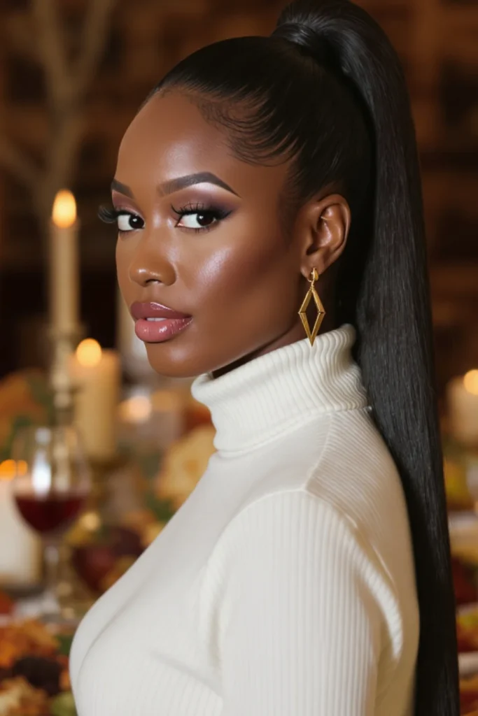Sleek High Ponytail