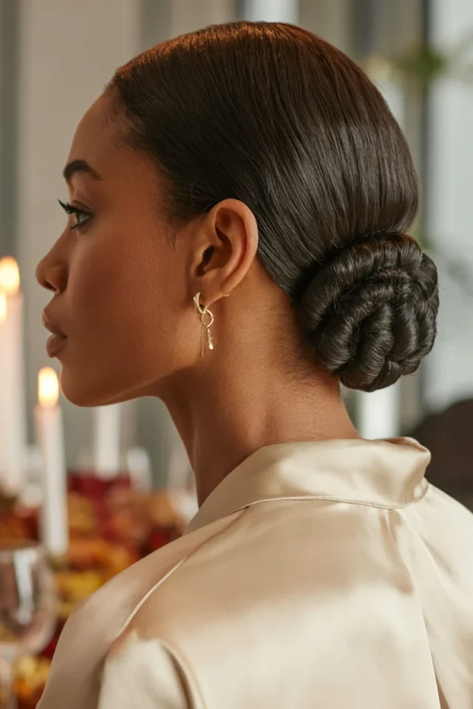 Sleek Low Bun