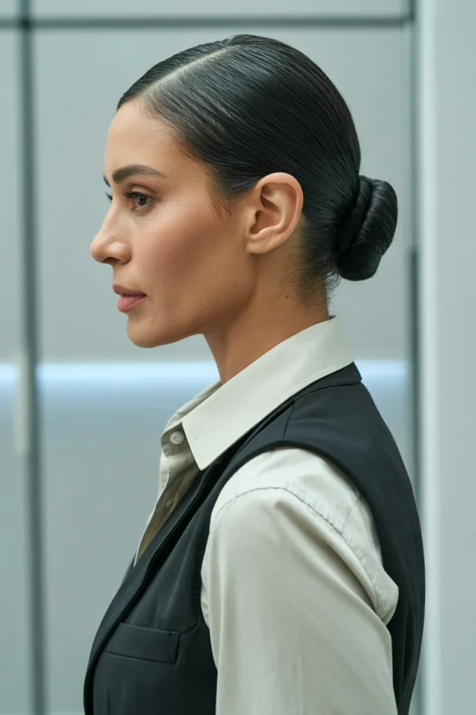 Sleek Low Bun