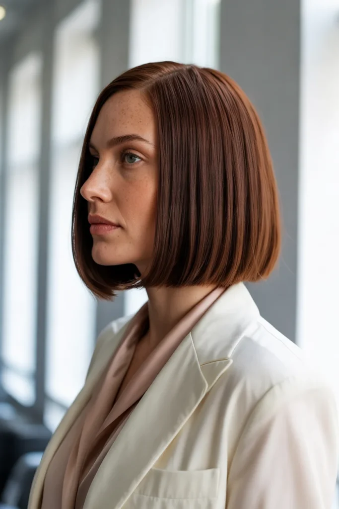 Sleek Shoulder-Length Bob