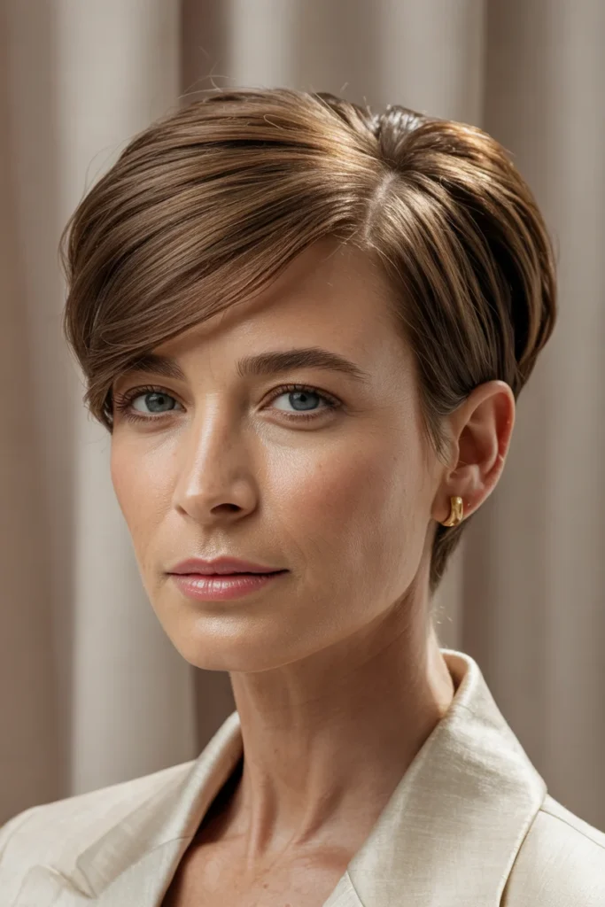 Sophisticated Cropped Hairstyle