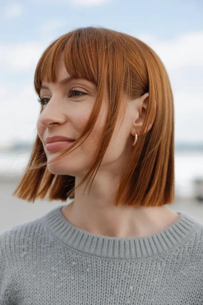 Side-Swept Bangs