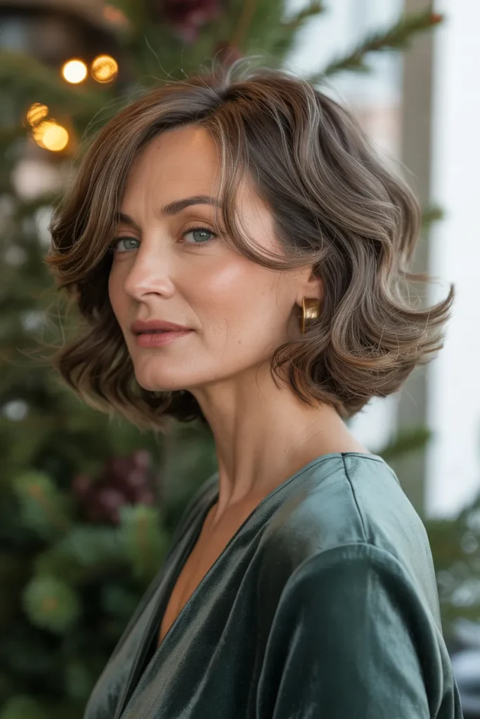 Textured Bob With Waves