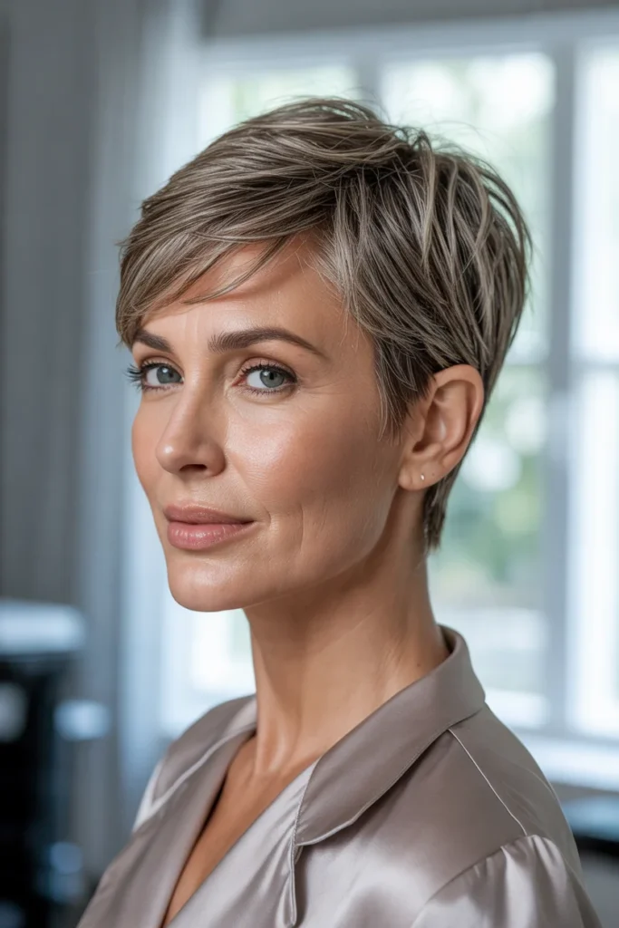 Textured Cropped Pixie