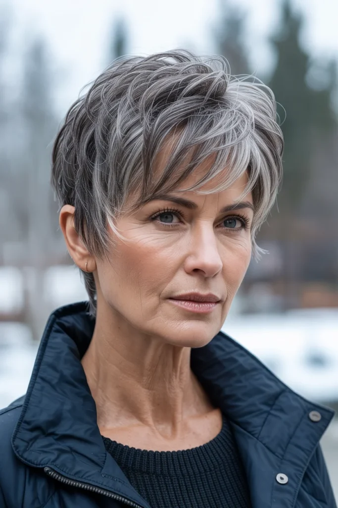 Textured Pixie Cut