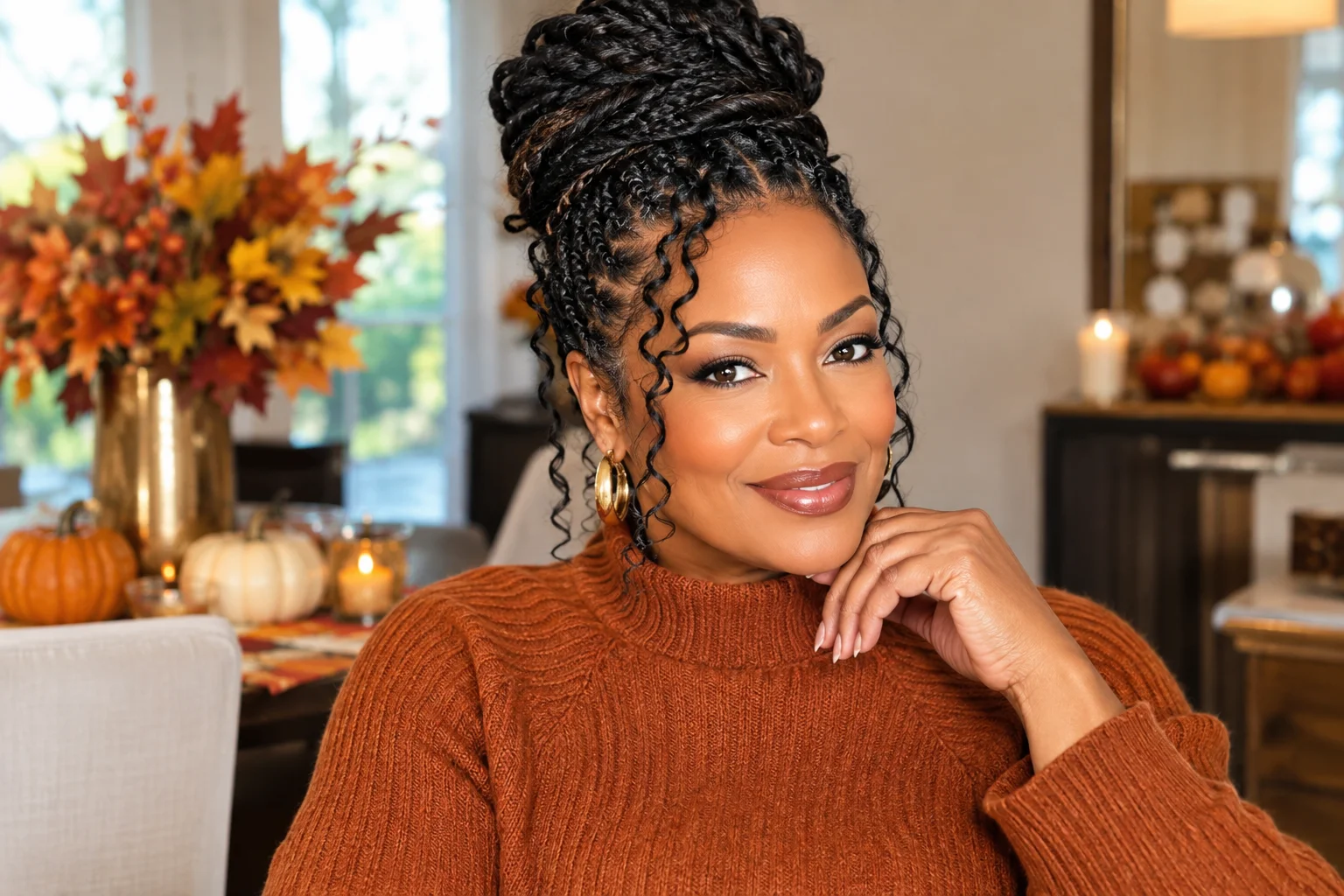 19 Thanksgiving Hairstyles for Black Women Over 40