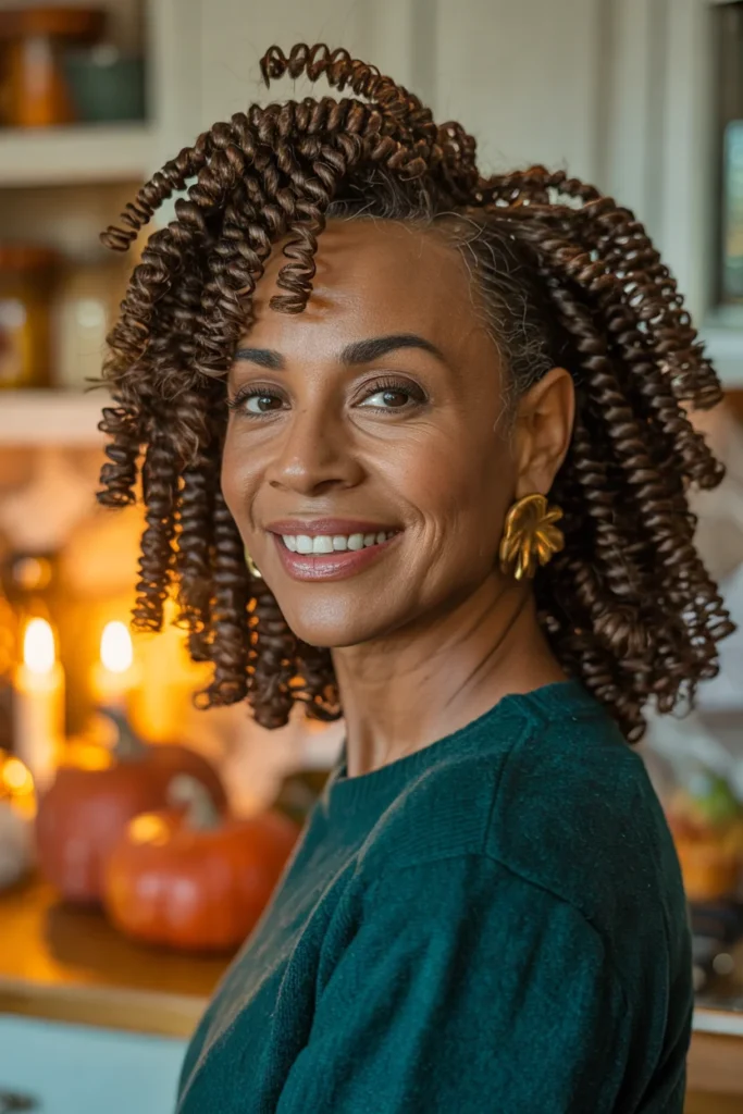 Twist-Out With Defined Curls