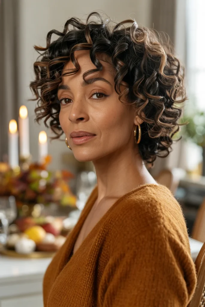 Voluminous Natural Curls